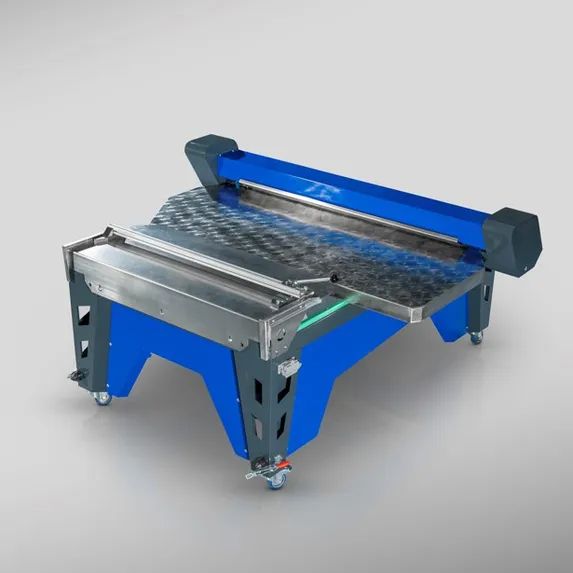Slinet Flexcut Schrägschnittmodul mit Rollen für die flexible Anbindung an die Slinet S1.0.